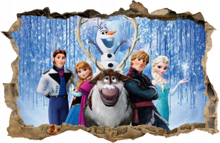 Elsa Frozen - Land of Ice Frozen Wall Sticker 70x45 # 201