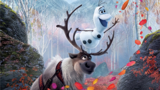 Elsa Frozen - Pozemok z ľadového mrazeného nálepky - plagát 110 cm K96