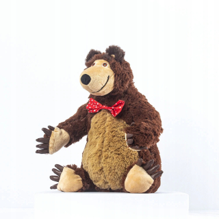 Máša a medveď - Cartoon Masha a Bear Plush. 32 cm