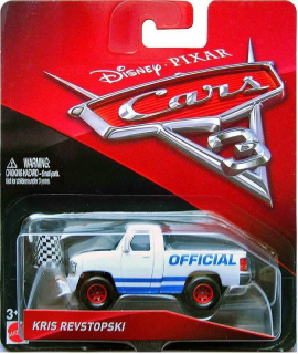 McQueen - Kris Revstopski s vlajkou Cars Mattel Official