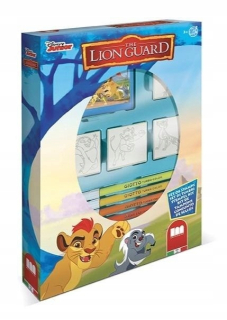 Leví kráľ - King Lion - 4 PC Gumová pečiatka