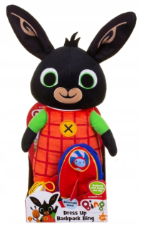 BING A PRIATELIA - Bing Bunny a učiť sa obliekať plyšové maskot