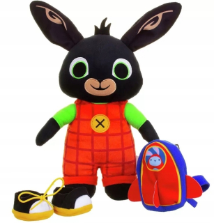 BING A PRIATELIA - Králik Bing Veda Obliekanie Mascot s batohom