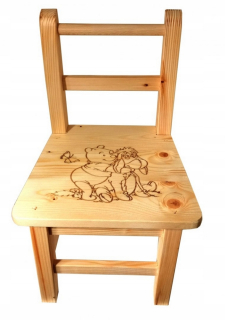Medvedík Pú - Detská vysoká stolička EKO WINNIE THE POOH