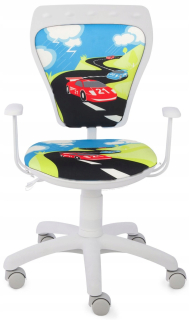 McQueen - Otočná stolička pre chlapca s turbo pulsky auto