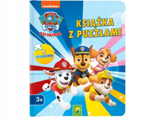 PAW Patrol - Kniha s puzzles PSI PATROL 5 Puzzle 3+