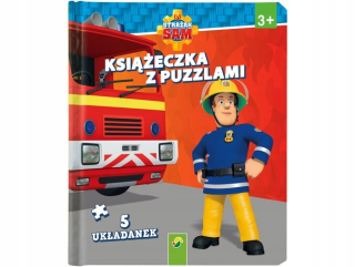 Požiarnik Sam - Kniha s puzzles Fireman Sam 5 Puzzle 3+