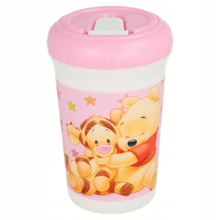 Medvedík Pú - Winnie The Poe - hrnček s náustkom 380 ml Winnie PU