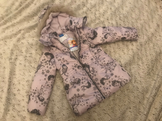 Elsa Frozen - Zimná bunda mrazená krajina ľadu ELSA 3L 98-104