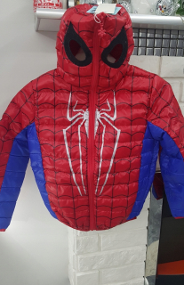 SPIDERMAN - Pružná prechodová bunda Veľkosť 122 Spiderman