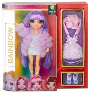 Bábiky LOL - L.o.l.l Rainbow High Fashion Doll - fialová vŕba