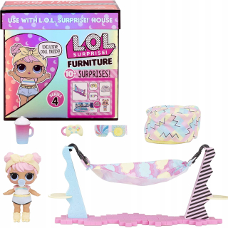 Bábiky LOL - L.O.L. Surprise Mebelki + Doll Chill Patio + AKC.