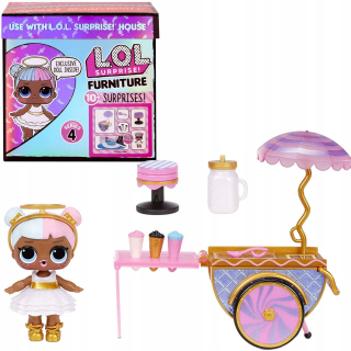 Bábiky LOL - L.O.L. Prekvapenie nábytok s bábikou Sweet Boardwalk