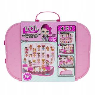 Bábiky LOL - L.O.L. Prekvapenie - kufor pre lol bábiky 4in1 svetlo
