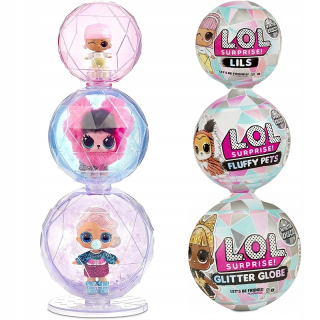 Bábiky LOL - L.O.L. Prekvapenie zimné disco 3 guľky lol snowmun