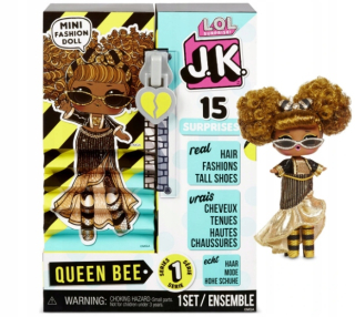 STEFFI bábika - L.O.L. Podstávajte J.K. Queen Bee + 15 prekvapení