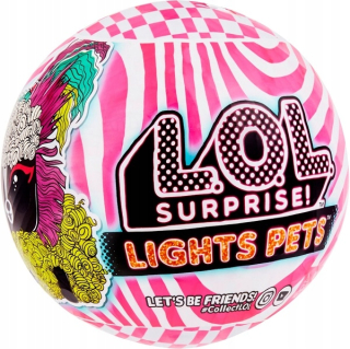 Bábiky LOL - L.O.L Podnikateľ Kula Lol Lights Pets PDQ 564881