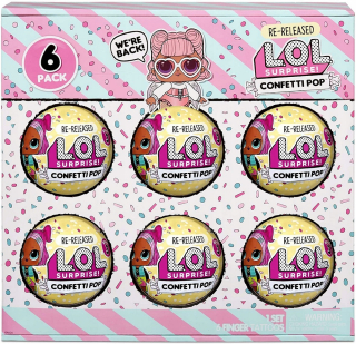 Bábiky LOL - L.O.l prekvapenie! - konfety pop anjel 571605 ART