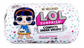 Bábiky LOL - L.O.L.SURPRISE CONFETTI POTREBNÉ PODĽA WRAPS PARTY TUBA