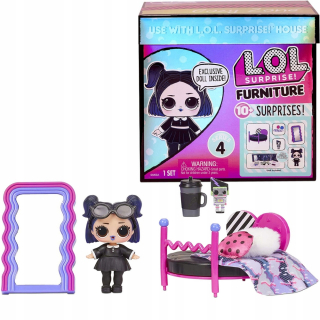 L.O.L Surprise! Nábytok. Útulná izba + bábika Dusk