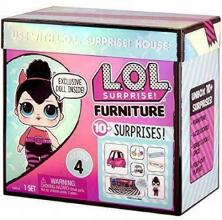 L.O.L. Surprise! Furniture. Obchod s autom B.B. + bábika Spice
