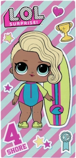 Bábiky LOL - L.O.L. Prekvapenie lol uterák bavlna 140 x 70cm wh1