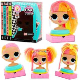 Bábiky LOL - L.O.L. Prekvapenie omg hlavy na štylilize mga