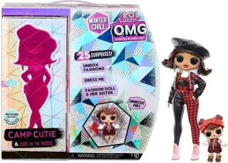 Bábiky LOL - L.O.L. Prekvapenie omg winter chill bábika tábor cutie