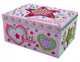 Bábiky LOL - L.o.l.surprise Casket pre šperky konfety lol