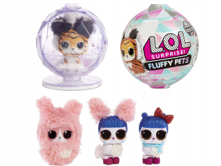 Bábiky LOL - L.O.L Surprise Winter Disco Fluffy Domáce zvieratá LOL 560487