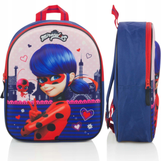 Detský batoh - Ladybug Biedronka 3D batoh pre materskú školu 32cm
