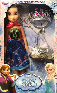 Elsa Frozen - Bábika Anna Duża Pozemky ľadu Hit Set