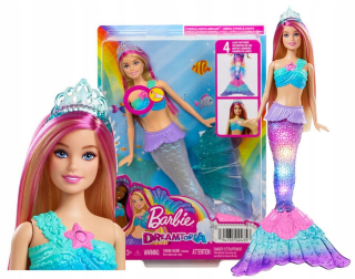 Barbie bábika - Barbie Doll Mermaid Blicking Malibu Lights