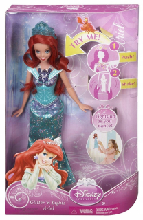 Disney Mattel Arielka žiariace šperky