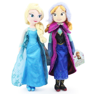 Elsa Frozen - Elsa bábika a Anna Kraina Ice Frozen 40cm 2 kusy