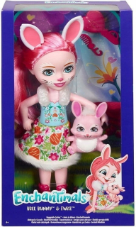 ENCHANTIMALS - Bábika enchantimals veľký a pet králik