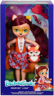 ENCHANTIMALS - Bábika enchantimals veľké + pet lisek