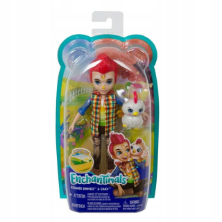 ENCHANTIMALS - Bábika. Enchantimals. Rooster. Maznáčik