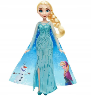Elsa Frozen - Bábika mrazená Elsa krajina ľadu magické šaty