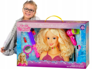 Bábika hlava pre boj + Cosmetics 1405