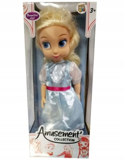 TRANSFORMERS - Bábika princezná blondína v šaty 43 cm