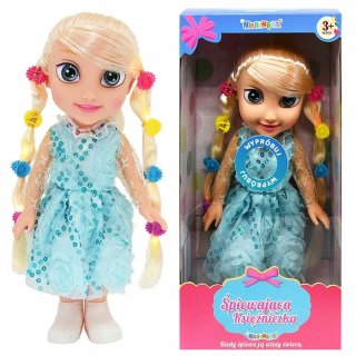 Elsa Frozen - Ice Doll Princess Elza Singing LED 32cm