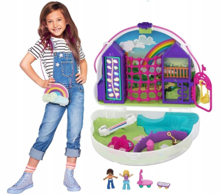 POLLY POCKET- Bábika Polly vreckový kabelka dúha gkj65 mattel