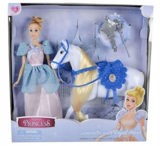 Popoluška - Princezná bábika - princezná cinderella a kôň