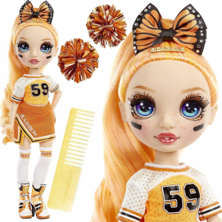 Doll Rainbow High Cheer Poppy Rowan 28 cm + AKC