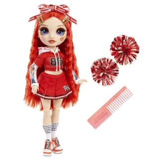RAINBOW HIGH bábika - Rainbow High Cheerleader Ruby Anderson