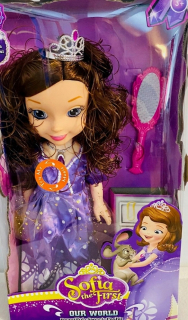 Princezna sofia - Bábika sofia princezná zosia batérie spev 40