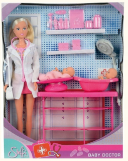 STEFFI bábika - Steffi bábika pediatria + skriňa