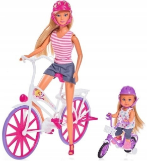 STEFFI bábika - Steffi bábika jazda na bicykli