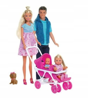 STEFFI bábika - Stelifi Doll Rodina s 35733426 Simba